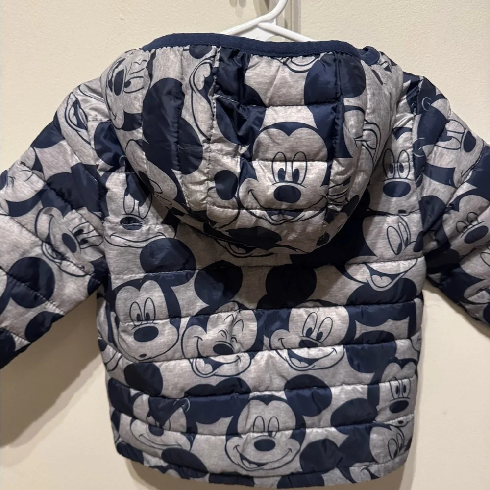 Baby Gap Disney Mickey Mouse Lightweight Puffer Jacket 12-18M